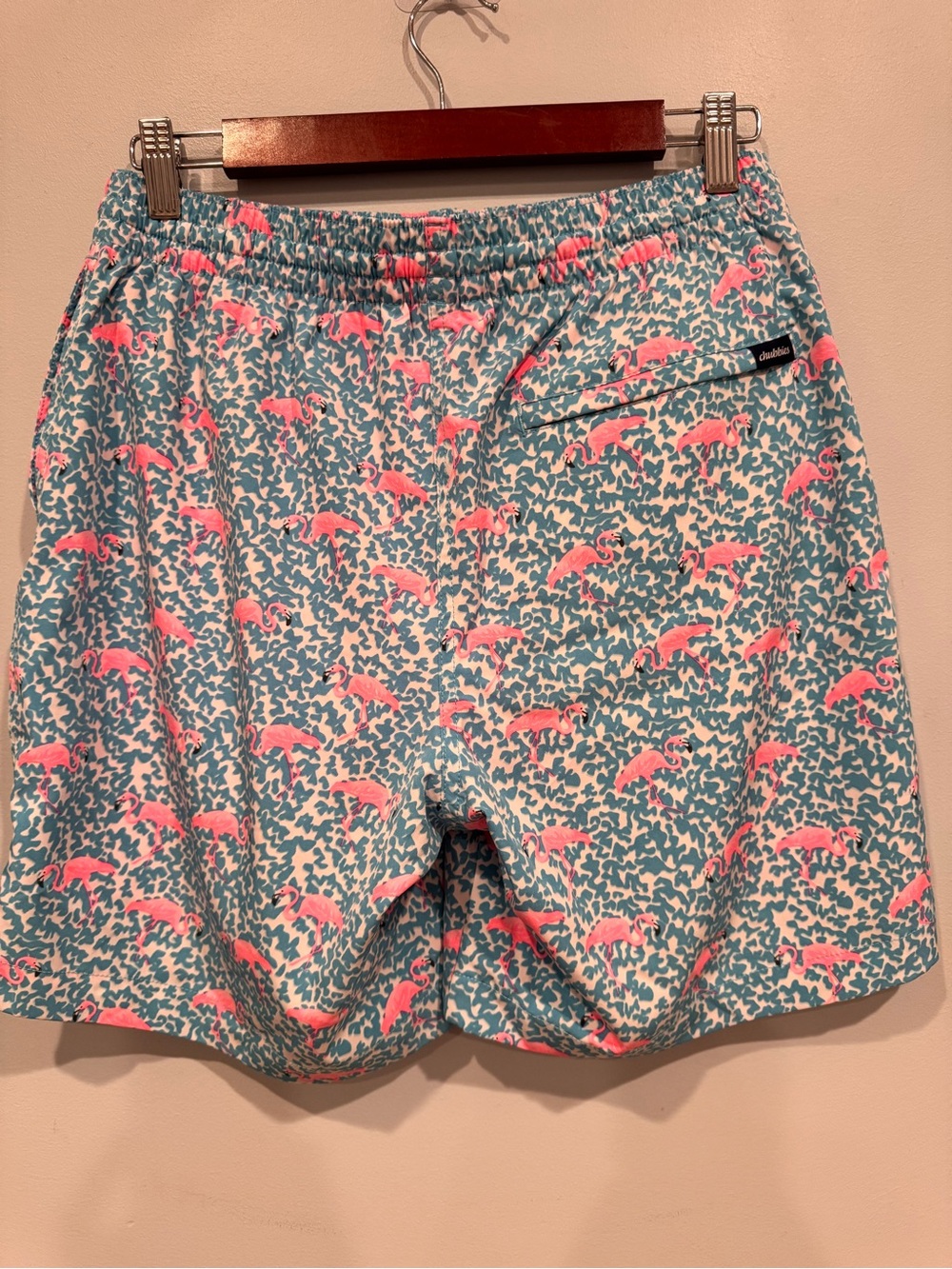 Chubbies The Domingos Are For Flamingos 7" Lined Swim Trunk - Picture 5 of 8